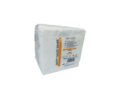 GAUZE SWABS 10X10  8PLY -  X-RAY  -  100 pieces