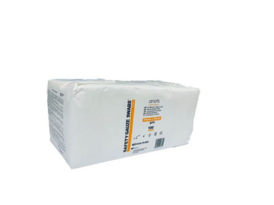 GAUZE SWABS 10X20  8PLY -  100 pieces