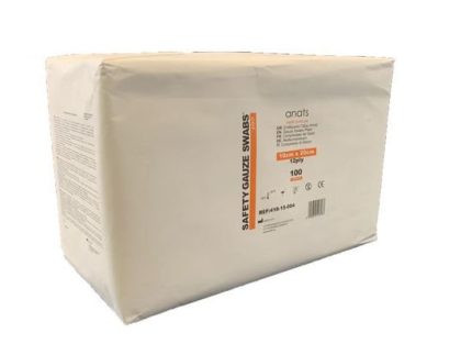 GAUZE SWABS 10X20  12PLY  -  100 pieces