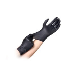 Gloves - F. Bosch ThinStyle Nitrile Gloves Powder - Free  Black Colour - Image 3