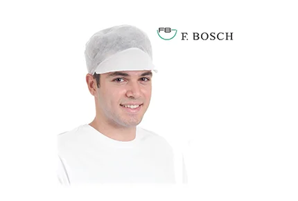 Cap - F. Bosch Cap with visor Non Woven (Without Snood)