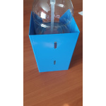 Dispenser - Blue Steel Wall Mount Stand For 1Lt Sanitizer or Soap - Image 5