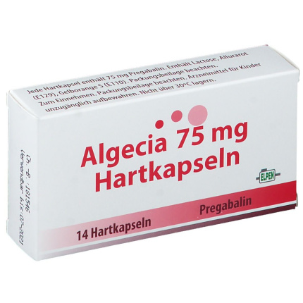 Medication - ALGECIA - PREGABALIN 75mg, 150mg, 300mg,