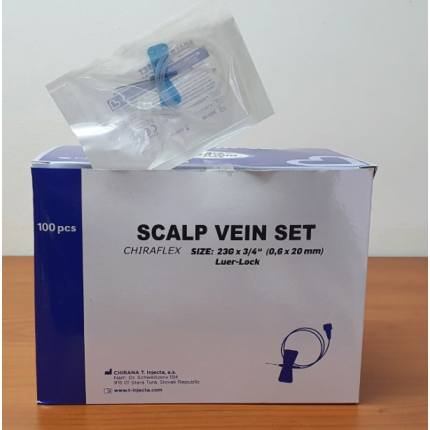 Sterile - SCALP VEIN SETS (BUTTERFLY)     23G x 3/4