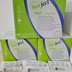 Sterile Disposable Neoject 3 Parts Syringe Medical 2/3ml 5ml 10ml 20ml 30ml 50/60ml Luer Lock Syringe