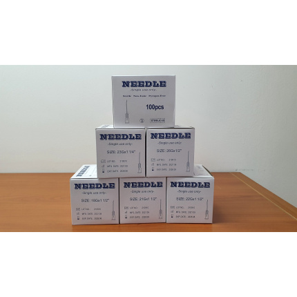 Sterile Disposable NEEDLE  18G, 20G, 21G, 23G, 25G, 27G, 29G, 30G