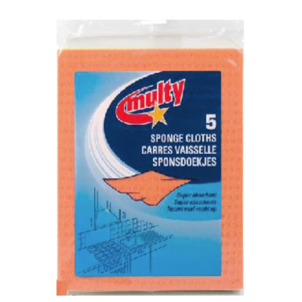 ΜULTY SET OF 5 Pieces SPONGE CLOTH