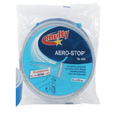 ΜULTY  AIR TAPE 504 ADHESIVE, SEALS DOORS  - WINDOWS- WATERPROOF