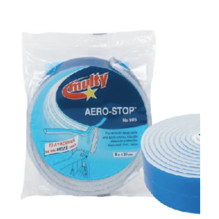 ΜULTY  AIR TAPE 505 ADHESIVE, SEALS DOORS  - WINDOWS- WATERPROOF