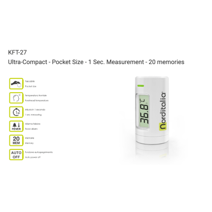 Thermometer - Digital thermometer INFRARED  KFT-27